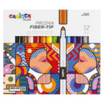 Pennarello Prisma - punta 3,7 mm - colori assortiti - Carioca Plus - conf. 12 pezzi