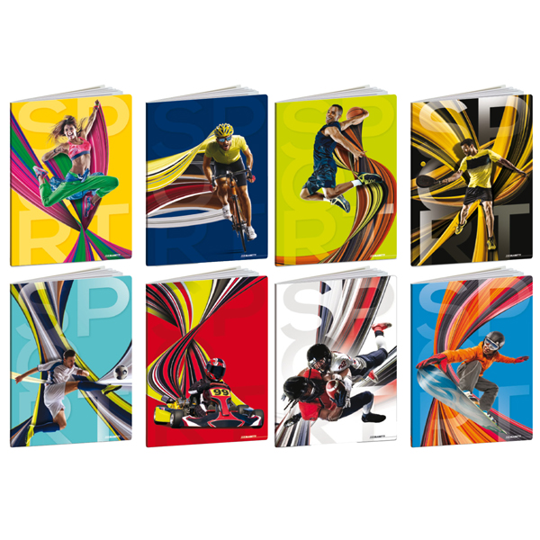 MD_100274 Maxiquaderno Sport - A4 - 4 mm - c/margine - 20+1 fogli - 80 gr - Blasetti - immagine 1