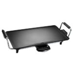 Piastra antiaderente Atena - 43 x 23 cm - 2000 W - nero - Melchioni family