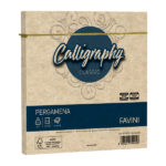Busta Calligraphy Pergamena - 170 x 170 mm - 90 gr - nocciola 04 - Favini - conf. 25 pezzi