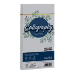 Busta Calligraphy Shiro Eco - 110 x 220 mm - 120 gr - cenere - Favini - conf. 25 pezzi