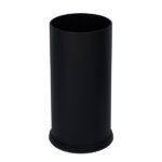 Portaombrelli Steel - con vaschetta interna - diametro 24 cm - H 49 cm - 22 L - acciaio - nero - Stilcasa