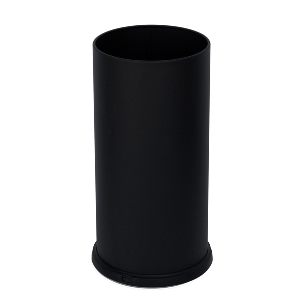 MD_100470 Portaombrelli Steel - con vaschetta interna - diametro 24 cm - H 49 cm - 22 L - acciaio - nero - Stilcasa - immagine 1