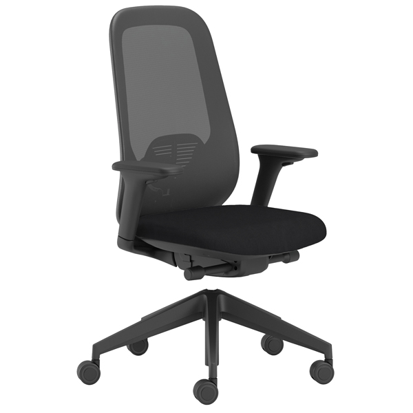 MD_100547 Poltrona semidirezionale Joga - Nero - Unisit - immagine 1