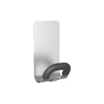 Appendiabiti magnetico - 7,4 x 6,8 x 14,3 cm - 1 posto - acciaio/ABS - Alba