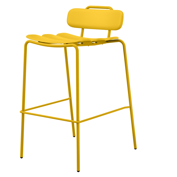 MD_100636 Sgabello Lemon - Giallo - Unisit - immagine 1
