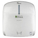 Dispenser asciugamani piegati a Z/W Simplify - 29 x 10,8 x 33,6 cm - white wood - Papernet
