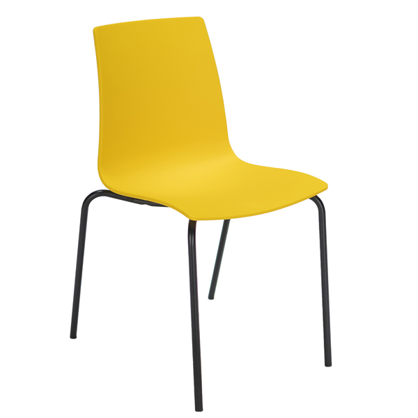 MD_100643 Seduta Candy - PPL - giallo/nero opaco - Grandsoleil - immagine 1