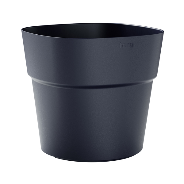 MD_100664 Vaso Andromeda - 13 L - diametro 28 cm - blu profondo - TeraPlast - immagine 1