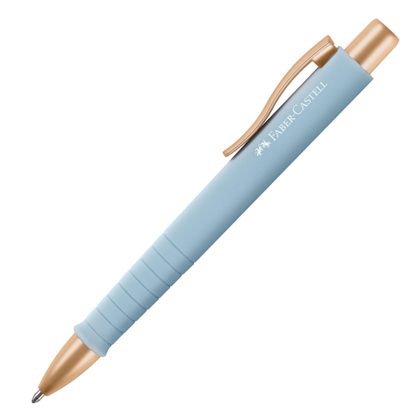 MD_100765 Penna a sfera a scatto Poly Ball - punta 0,7 mm - fusto sky blue - Faber-Castell - immagine 1
