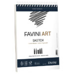 Album spiralato Sketch - A4- 90 gr - 40 fogli - Favini Art