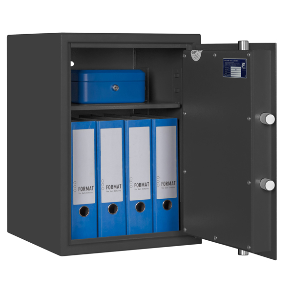 MD_101118 Armadio di sicurezza linea MT - 405 x 385 x 550 mm - grigio scuro - Security Italia - immagine 1