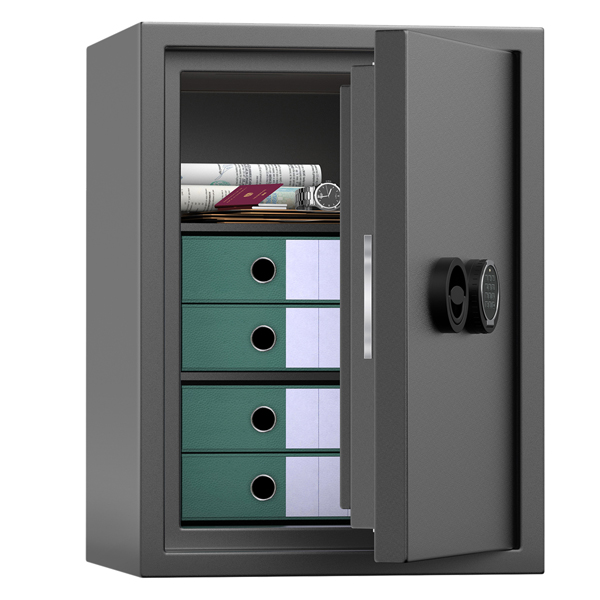 MD_101123 Armadio di sicurezza linea Easy Home - ignifugo - 523 x 475 x 698 mm - grigio scuro - Security Italia - immagine 1