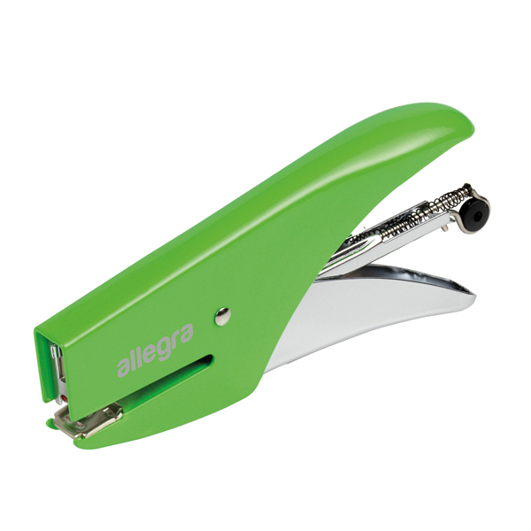 MD_101195 Cucitrice a pinza Allegra Fluo - passo 6 - verde - Iternet - immagine 1