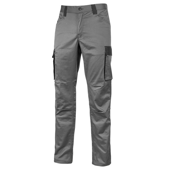 MD_101215 Pantaloni cargo Crazy - taglia M - grigio scuro - U-Power - immagine 1