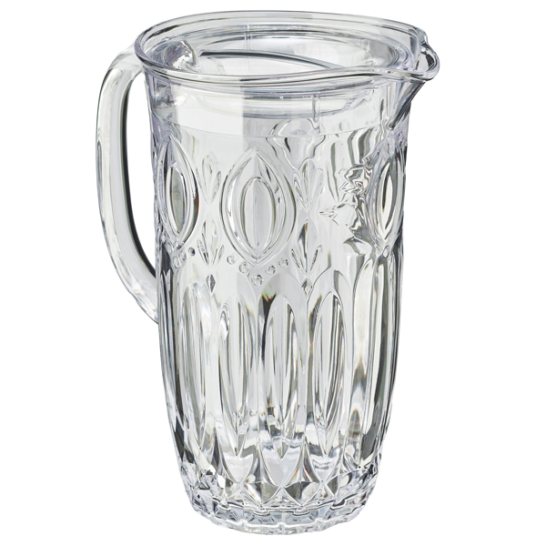 MD_101389 Caraffa decorata Milos - 1,7 L - metacrilato - trasparente - Leone - immagine 1