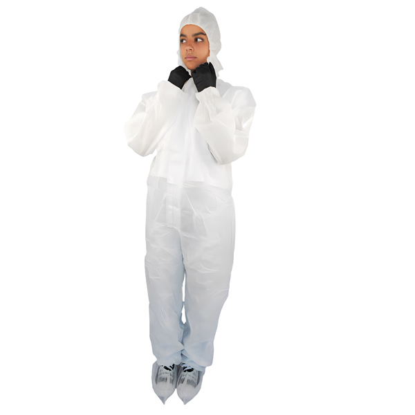 MD_101574 Tuta monouso Warrior - taglia XXL - SMS - bianco - Worker - immagine 1
