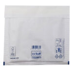 Busta imbottita Sacboll - CD (20 x 22 cm) - carta - bianco - Blasetti - conf. 10 pezzi
