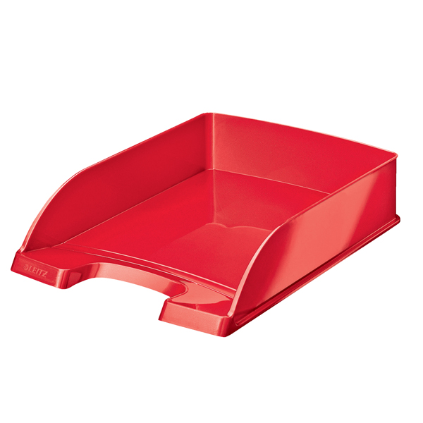 MD_102115 Vaschetta portacorrispondenza WOW - 25,5 x 35,7 x 7 cm - rosso - Leitz - immagine 1