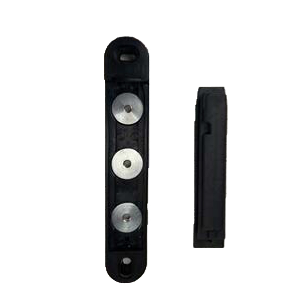 MD_102176 Terminale a muro per testina Rondo Tensa - magnetico - 2,2x12,5cm - nero - Studio T - immagine 1