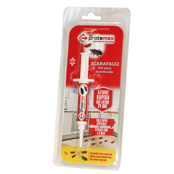 MD_102177 Esca gel siringa - per scarafaggi - 7 gr - Protemax - immagine 1