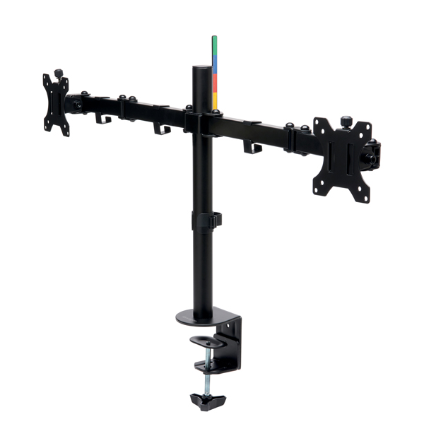 MD_102367 Braccio estensibile ergonomico per monitor doppio SmartFit - nero - Kensington - immagine 1