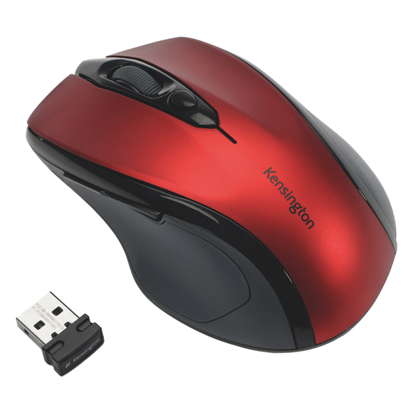 MD_102401 Mouse Pro Fit di medie dimensioni - wireless - rosso rubino - Kensington - immagine 1
