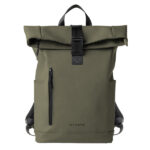 Zaino Roll-top Drop - 30 x 42 x 14 cm - gomma - verde - In Tempo