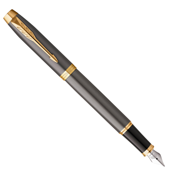 MD_102748 Penna stilografica IM Grey GT - punta M - grigio - Parker - immagine 1