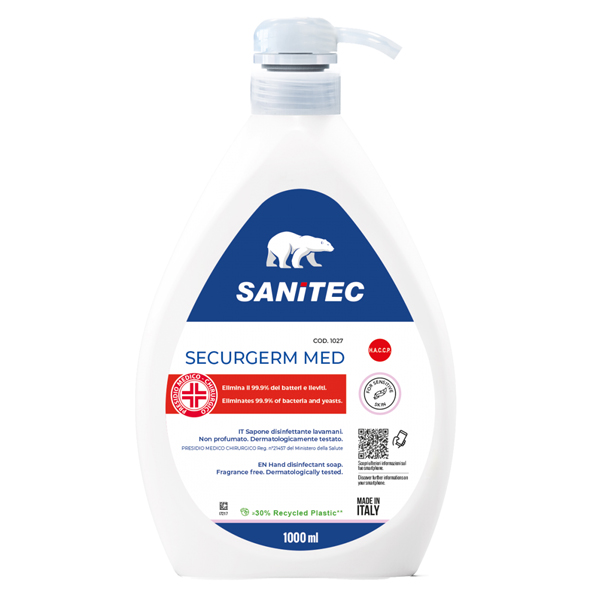 MD_102787 Sapone liquido Securgerm Med PMC - dispenser 1 L - Sanitec - immagine 1