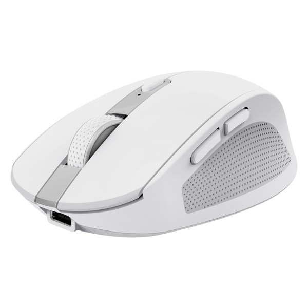 MD_102851 Mouse OZAA wireless - bianco - Trust - immagine 1