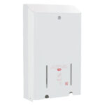 Dispenser assorbenti Artemis - 2 colonne - metallo verniciato - bianco - Mar Plast