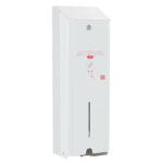 Dispenser assorbenti Artemis - 1 colonna - metallo verniciato - bianco - Mar Plast