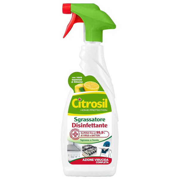 MD_102901 Disinfettante sgrassatore - disinfettante - virucida - limone - trigger da 650 ml - Citrosil - immagine 1