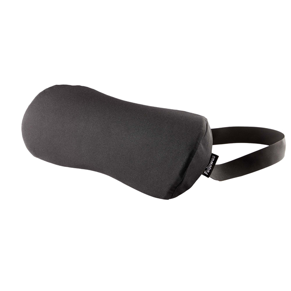 MD_103068 Cuscino Lombare Breyta - 17 x 35 x 6 cm - in tessuto - nero - Fellowes - immagine 1