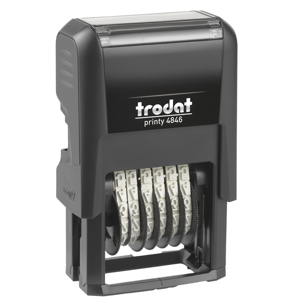 MD_103072 Timbro Printy 4.0 Eco 4846 Numeratore - 6 cifre - 4 mm - autoinchiostrante - Trodat - immagine 1