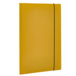 Cartella 3 lembi con elastico HOLOS - A4 - PP - giallo sabbia - Fellowes