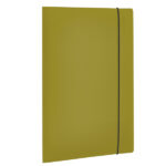 Cartella 3 lembi con elastico HOLOS - A4 - PP - verde - Fellowes