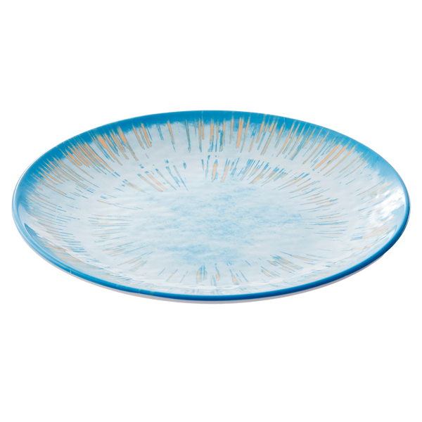 MD_103200 Piatto piano Linea Oceano - diametro 27 x 2,5 cm - melamina - Leone - immagine 1