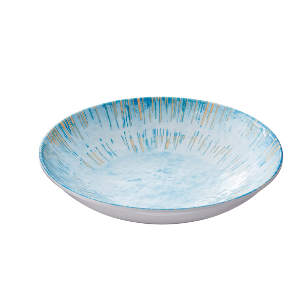 MD_103204 Piatto fondo Linea Oceano - diametro 18,5 x 4 cm - melamina - Leone - immagine 1