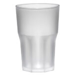 Bicchiere Granity - 400 ml - PP - satinato - Leone - conf. 5 pezzi