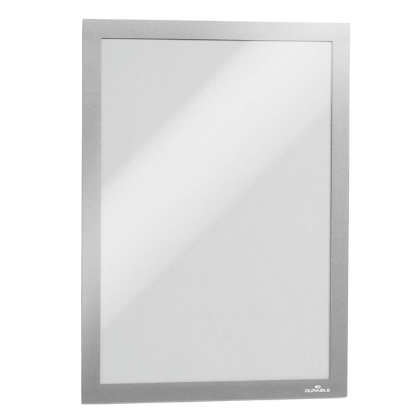 MD_103365 Cornice espositiva Duraframe - A4 - 21 x 29,7 cm - silver - Durable - conf. 10 pezzi - immagine 1