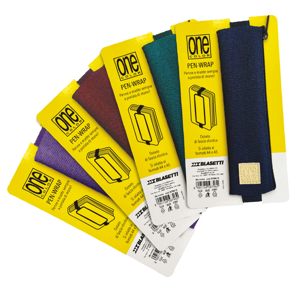 MD_103468 Astuccio Pen-Wrap One Color - 18 x 5 x 1 cm - Blasetti - immagine 1