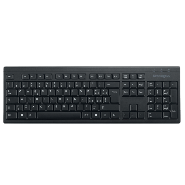 MD_103568 Tastiera wireless - KB150 EQ - nero - Kensington - immagine 1