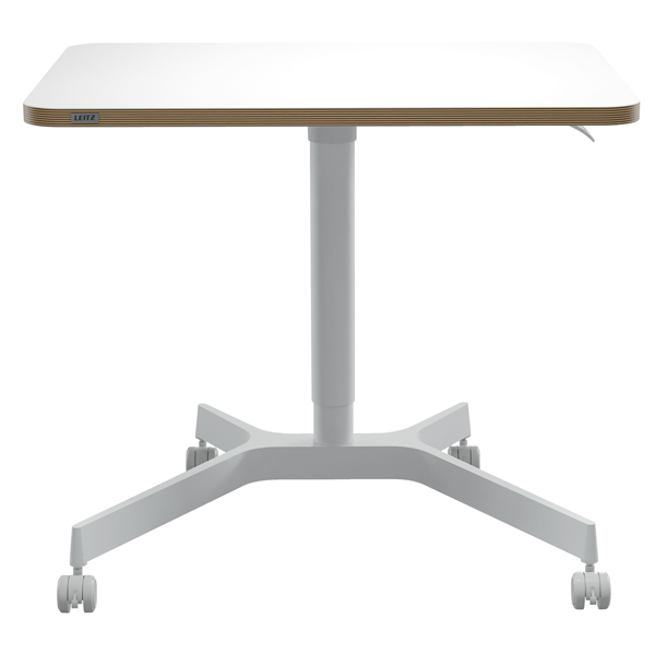 MD_103577 Scrivania Compatta pneumatica Sit-Stand - mobile - 80 x 60 x 75-114 cm - bianco - Leitz - immagine 1