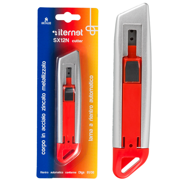 MD_103638 Cutter SX 12N - in acciaio - lama a rientro automatico - Iternet - immagine 1