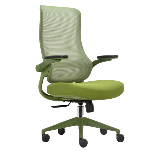 MD_103690 Seduta operativa ergonomica Aurora c/braccioli regolabili verde Unisit - immagine 1