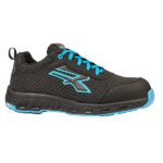 Calzatura di sicurezza Stinger Red Ego S3S ESD - numero 39 - nero/azzurro - U-Power