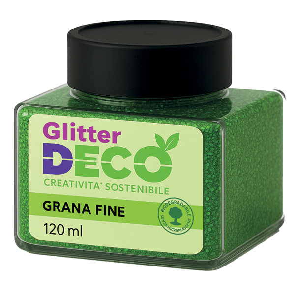 MD_103895 Glitter Bio grana fine - 120ml - verde - Deco - immagine 1