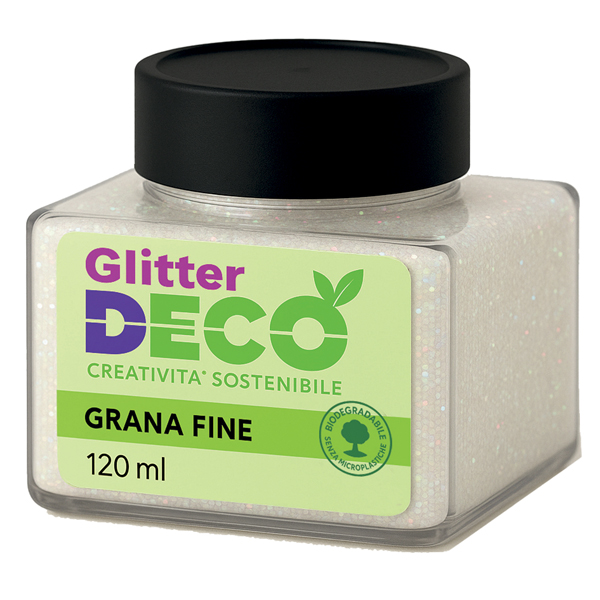 MD_103896 Glitter Bio grana fine - 120ml - iridescente - Deco - immagine 1